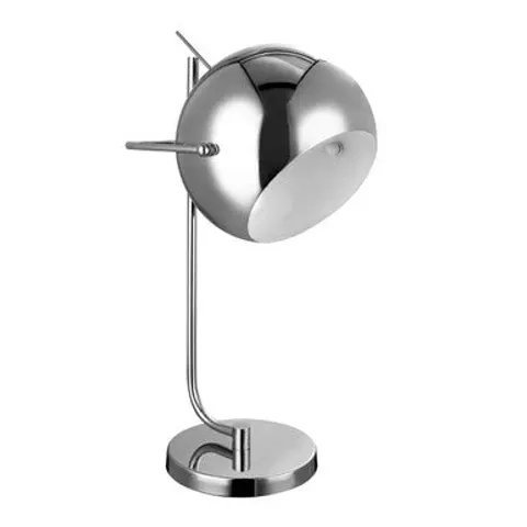 Chrome and White Inside Table Lamp | Osborn – image 1
