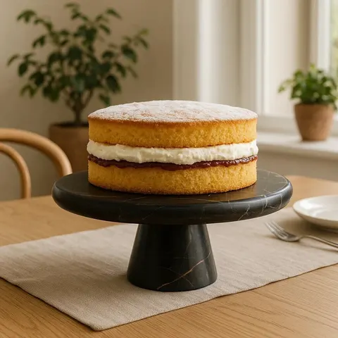 Black and Gold Marble Cake Stand | Marmore – image 1