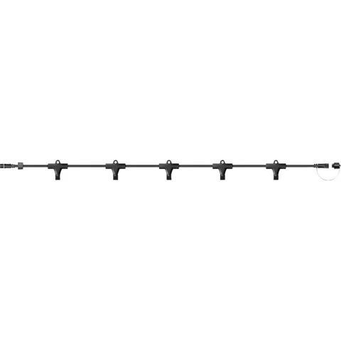 Easy-Connect 5 Way Multi Splitter Connectors Rubber Cable - Black – image 1