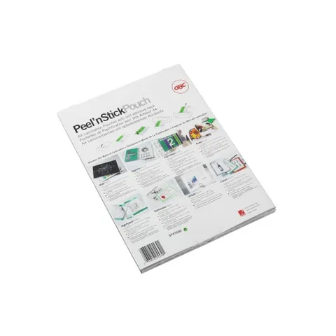 GBC Lamination Pouch A4 Adhesive Gloss 100 Micron – image 1