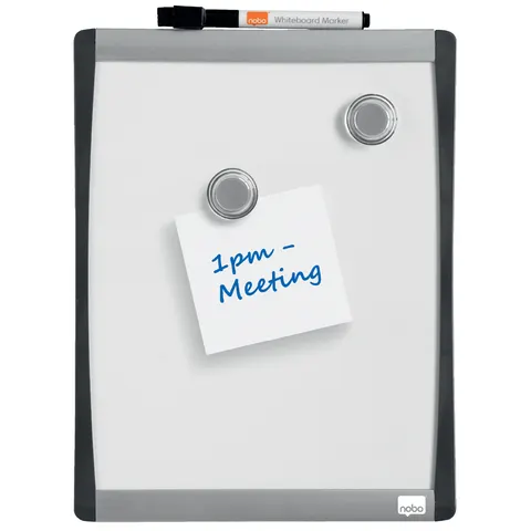 Whiteboard Nobo 35.5x28cm gewelfd – afbeelding 1