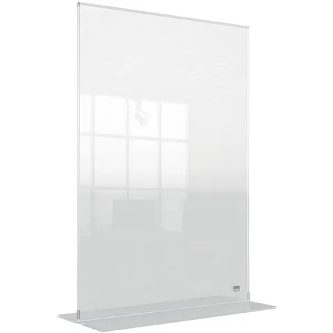NOBO 1915593 - Table-top display stand, A3, acrylic – image 1