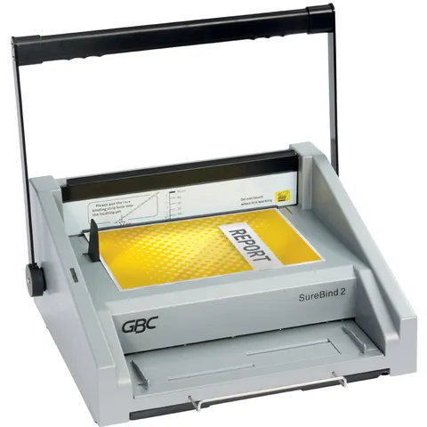 GBC Surebind 2 Heavy Duty Manual Punch and Strip Binding Machine Capac – image 1