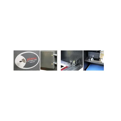 Phoenix Vela 34L Security Safe with Key Lock - Graphite Grey – image 1