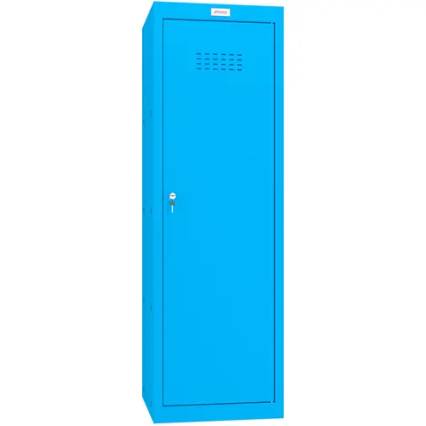 Phoenix CL Series CL1244BBK Size 4 Cube Locker in Blue with Key Lock – image 1