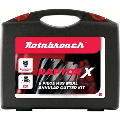 Rotabroach 12 Piece Raptor X Mag Drill Hole Cutter Set – image 1