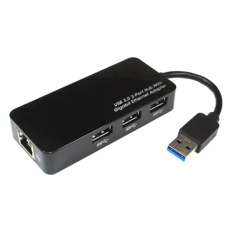 Cables Direct USB 3.0 Gigabit Ethernet Hub – image 1