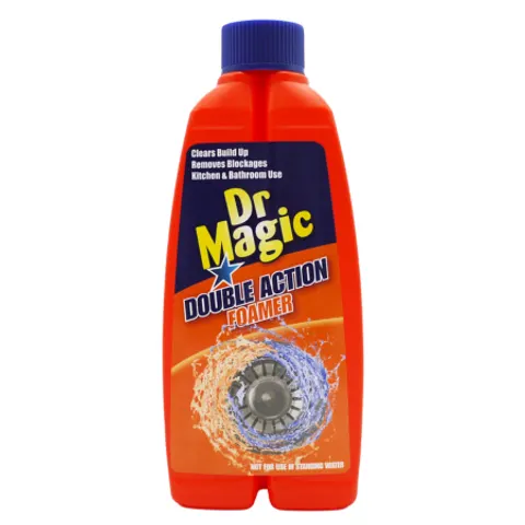 Dr Magic Double Action Drain Foamer Pipe & Sink Unblocker – 500ml – image 1