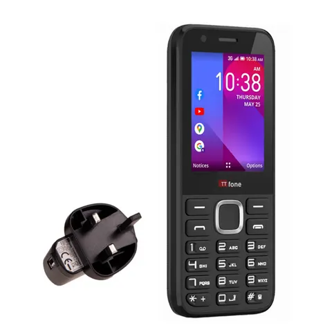 Used - TTfone TT240 - with Mains Charger / O2 – image 1