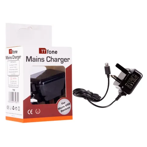 Original Micro USB - Mains Charger for TTfone TT20 – image 1