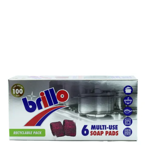 Brillo Mr Muscle Multi-Use Soap Pads - 6 Pcs – image 1