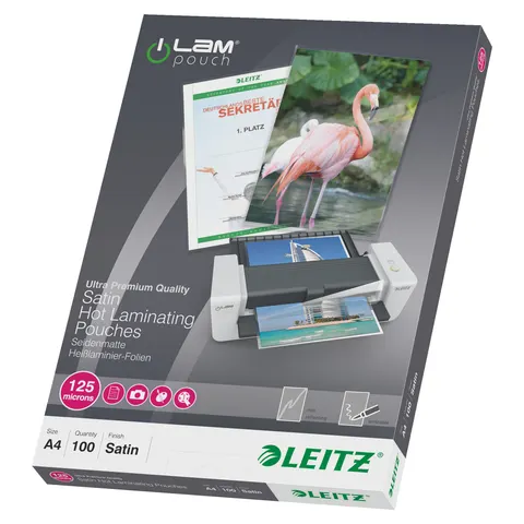 LEITZ Laminierfolien matt 125 mikron A4 – Bild 1