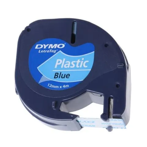 DYMO S0721650 - Labelling tape, plastic, black/blue – image 1