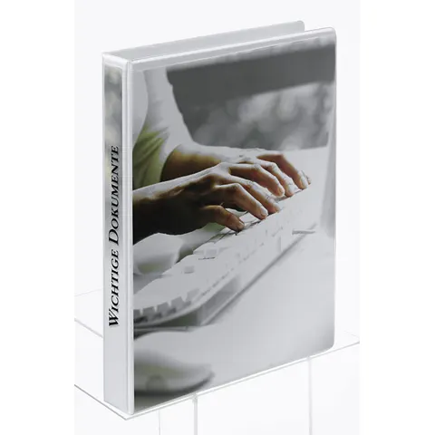 Esselte Essentials Panorama Ringband A4 - 4-Rings - Rugbreedte van 20mm - Wit – afbeelding 1