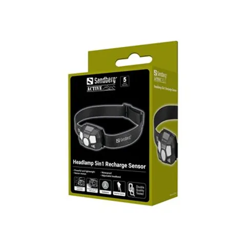 SANDBERG Headlamp 5in1 Recharge Sensor – Bild 1