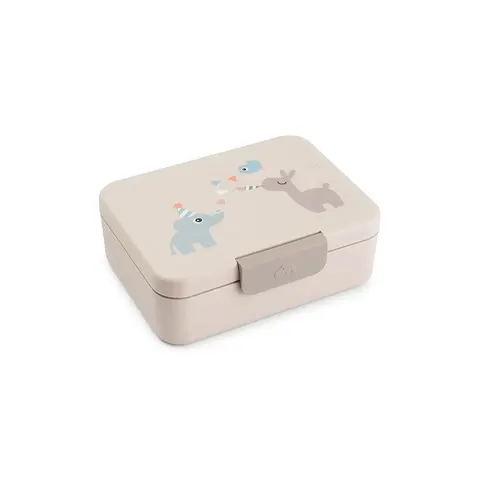 Done By Deer Lunch Box W/Divider Celebration Sand – afbeelding 1