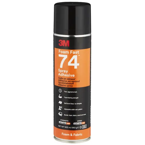 3M 74 Foam Fast Lijmspray 500ml – afbeelding 1