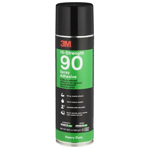 3M 90 Hi-Strength Lijmspray 500ml – afbeelding 1