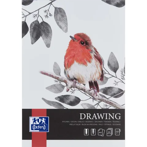 OXFORD Zeichenblock Drawing DIN A4, 25 Blatt – Bild 1