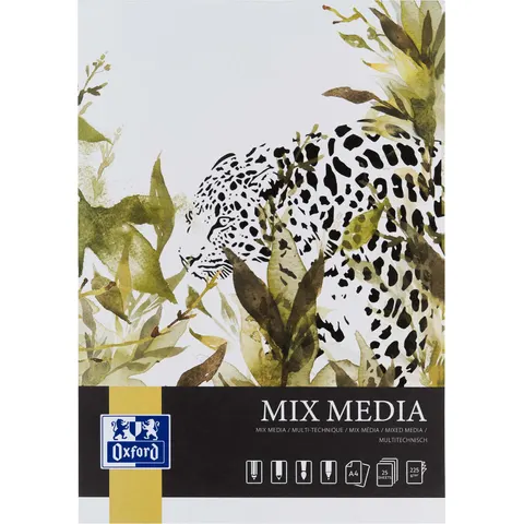 OXFORD Malblock Mixed Media DIN A4, 25 Blatt – Bild 1