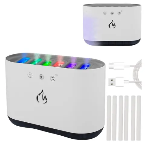 Air Humidifier & Aroma Diffuser with RGB LED Light – 900 ml – image 1
