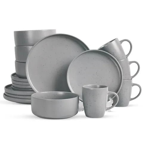 Royalford 16 Piece Stoneware Dinnerware Set – RF11354 – image 1
