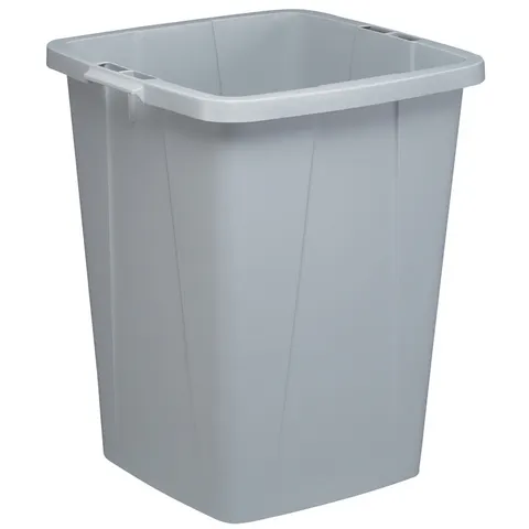 DURABLE DURABIN 90L GR - Waste container 90 l, grey, without lid – image 1