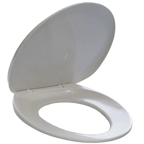 DURABLE Toilettensitz, aus Kunststoff, weiß – Bild 1