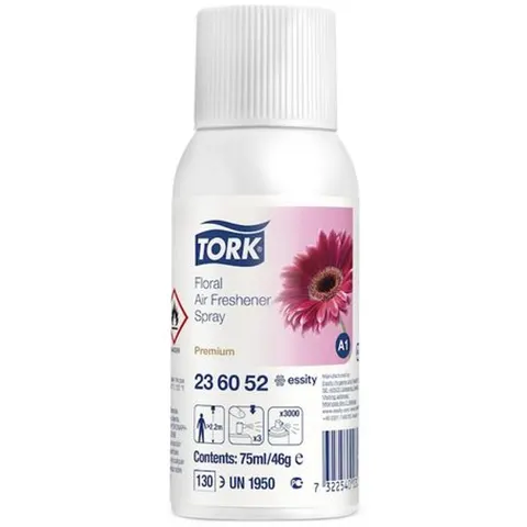 TORK Lufterfrischer-Spray , Blütenduft, , 75 ml – Bild 1