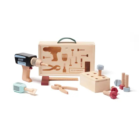 Kid's Concept Malette à outils en bois Multicolore taille unique – image 1