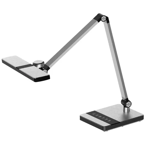 Hansa LED-Tischleuchte , Nimbus, , Standfuß, silber – Bild 1