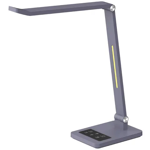 Hansa Tischleuchte , Tide, , Standfuß, metallic grau – Bild 1