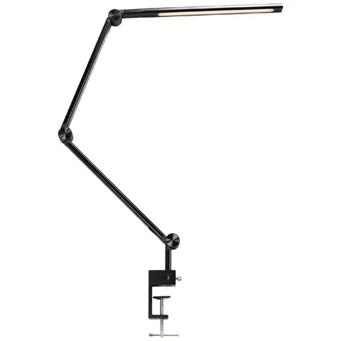 Hansa LED-Tischleuchte , Ray Flex, , mit Klemme, schwarz – Bild 1