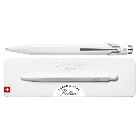 Caran d'Ache 849 White Rollerball – afbeelding 1