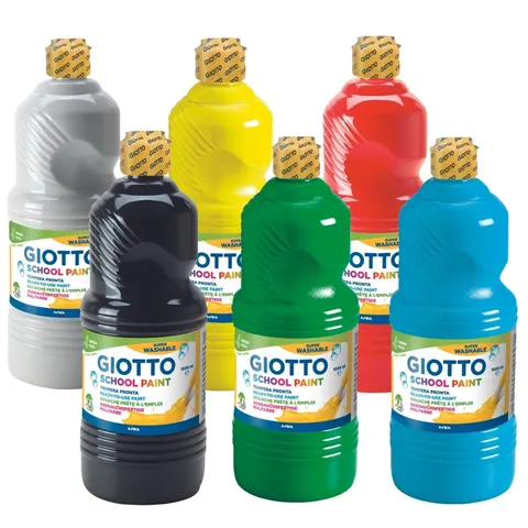 Plakkaatverf 6 x 1L – afbeelding 1