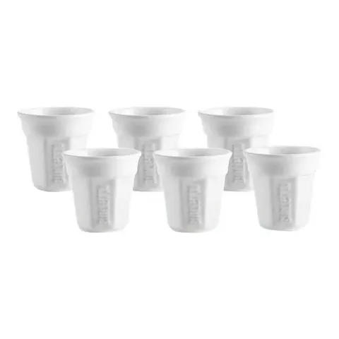 Bialetti - Espressobekers - Set van 6 - Wit – afbeelding 1
