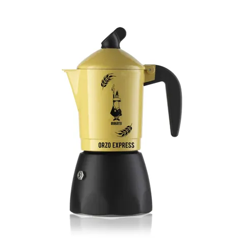 Bialetti Orzo Express 2 Zilver, Geel – afbeelding 1