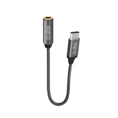 Smartphone-Adapter Typ C Stecker - Buchse, Schwarz – Bild 1