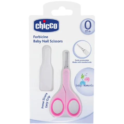 Chicco Baby Nail Scissors - Pink – image 1