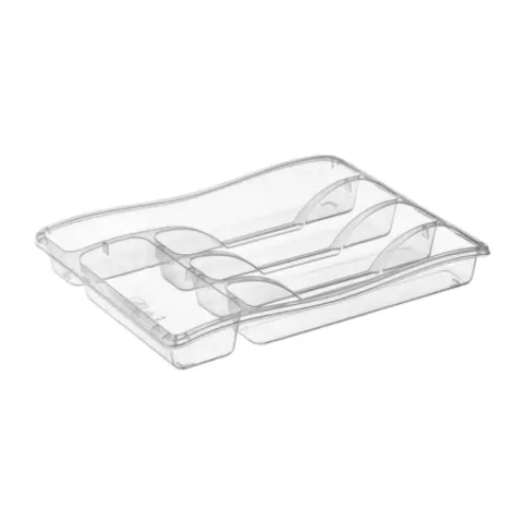 Privilege Cutlery Holder Transparent - 33cm x 25cm x 5cm – image 1