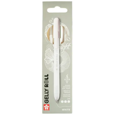 Sakura Gelly Roll Retractable Classic Set 3(Wit) – afbeelding 1