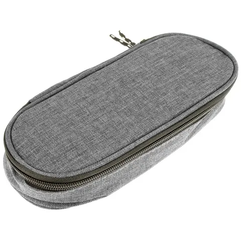 KANGARO 56304 - Pencil case, oval, light grey – image 1