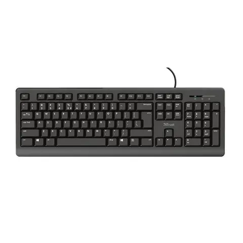 Trust Primo Full-size (100%) Wired USB Membrane QWERTY Black – image 1