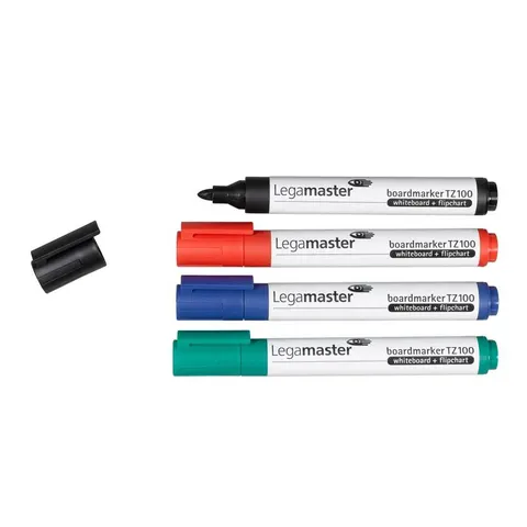 Legamaster TZ100 board marker assorti 4st – afbeelding 1