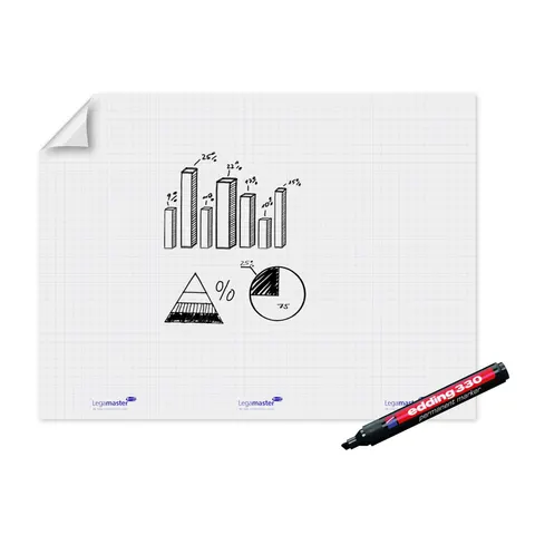 Legamaster Magic-Chart flipchart foil 90x120cm – image 1
