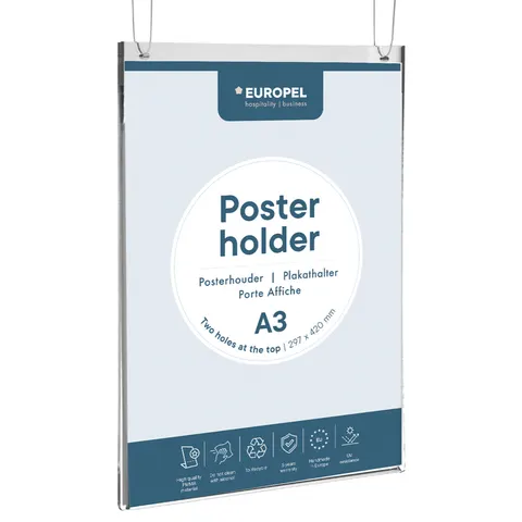 Europel Posterhouder A4 Staand – afbeelding 1