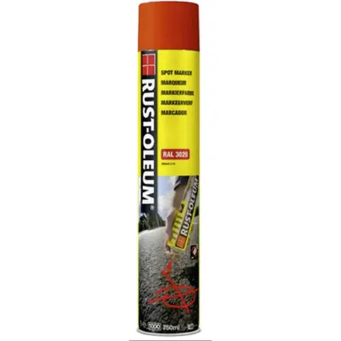 Rust Oleum Ground Marker Spray Paint – Red – image 1