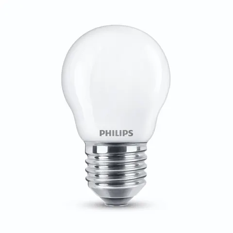 Philips Classic LED-Tropfenlampe E27 P45 6,5 W matt 2.700 K – Weiß – Bild 1