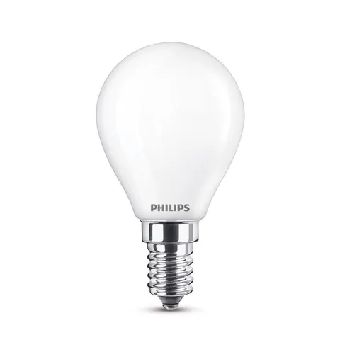 Philips LED Kogellamp Mat - 60 W - E14 - koelwit licht – afbeelding 1