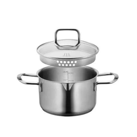Kochtopf, Edelstahl Sanvito – silber – 928014 – Bild 1